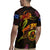 Cook Islands Rugby Jersey Octopus Plumeria Polynesian Tattoo