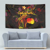 Cook Islands Tapestry Octopus Plumeria Polynesian Tattoo