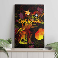 Nauru Canvas Wall Art Octopus Plumeria Polynesian Tattoo