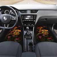 Nauru Car Mats Octopus Plumeria Polynesian Tattoo
