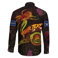 Nauru Family Matching Puletasi and Hawaiian Shirt Octopus Plumeria Polynesian Tattoo