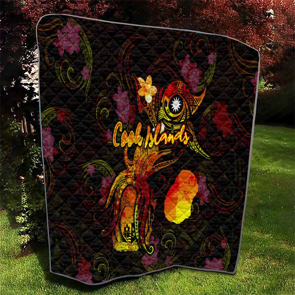 Nauru Quilt Octopus Plumeria Polynesian Tattoo