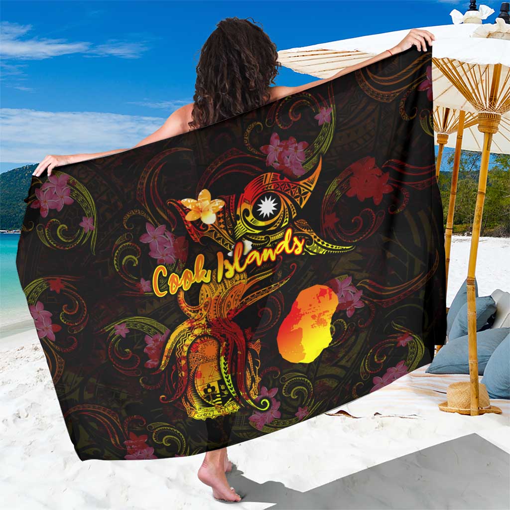 Nauru Sarong Octopus Plumeria Polynesian Tattoo