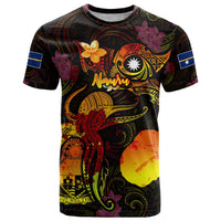 Nauru T Shirt Octopus Plumeria Polynesian Tattoo