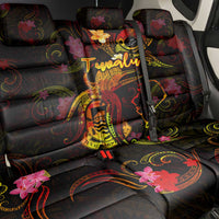 Tuvalu Back Car Seat Cover Octopus Plumeria Polynesian Tattoo