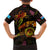Tuvalu Kid Hawaiian Shirt Octopus Plumeria Polynesian Tattoo