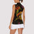 Tuvalu Women Sleeveless Polo Shirt Octopus Plumeria Polynesian Tattoo