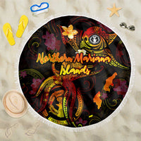 Northern Mariana Islands Beach Blanket Octopus Plumeria Polynesian Tattoo