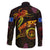 Northern Mariana Islands Family Matching Short Sleeve Bodycon Dress and Hawaiian Shirt Octopus Plumeria Polynesian Tattoo