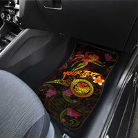 Marshall Islands Car Mats Octopus Plumeria Polynesian Tattoo