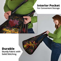 Marshall Islands Grocery Bag Octopus Plumeria Polynesian Tattoo