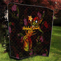 Marshall Islands Quilt Octopus Plumeria Polynesian Tattoo