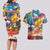 Custom The Philippines 126th Independence Anniversary Couples Matching Long Sleeve Bodycon Dress and Hawaiian Shirt Art Style