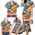 Custom The Philippines 126th Independence Anniversary Family Matching Mermaid Dress and Hawaiian Shirt Art Style