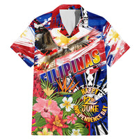 Personalized Philippines Independence Day Family Matching Mermaid Dress and Hawaiian Shirt Polynesia Filipinas Eagle Hibiscus