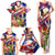 Personalized Philippines Independence Day Family Matching Tank Maxi Dress and Hawaiian Shirt Polynesia Filipinas Eagle Hibiscus