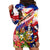 Personalized Philippines Independence Day Hoodie Dress Polynesia Filipinas Eagle Hibiscus