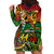 Personalised Vanuatu 44th Independence Anniversary Hoodie Dress Melanesian Pattern Reggae