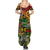 Personalised Vanuatu 44th Independence Anniversary Summer Maxi Dress Melanesian Pattern Reggae