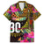 Personalised Vanuatu Independence Day 30 July Family Matching Short Sleeve Bodycon Dress and Hawaiian Shirt Hibiscus Polynesian Pattern