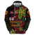 Custom Vanuatu 44th Independence Anniversary Zip Hoodie Flower Melanesian Namele Turtle