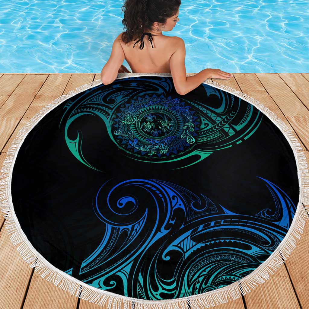 Sea Animal Polynesia Beach Blanket Polynesian Pattern