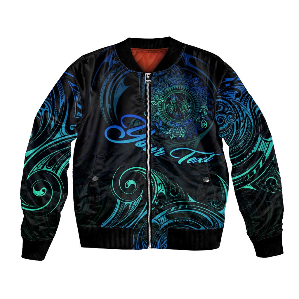 Sea Animal Polynesia Bomber Jacket Polynesian Pattern