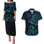 Sea Animal Polynesia Couples Matching Puletasi and Hawaiian Shirt Polynesian Pattern