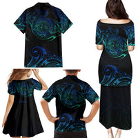 Sea Animal Polynesia Family Matching Puletasi and Hawaiian Shirt Polynesian Pattern DT02 - Polynesian Pride