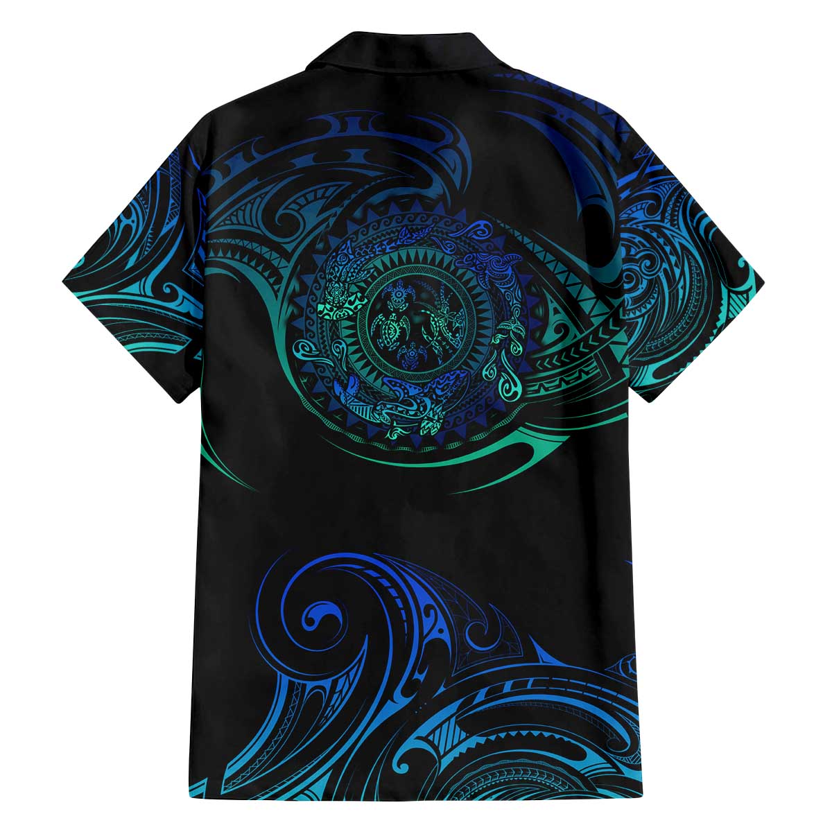 Sea Animal Polynesia Family Matching Puletasi and Hawaiian Shirt Polynesian Pattern DT02 - Polynesian Pride