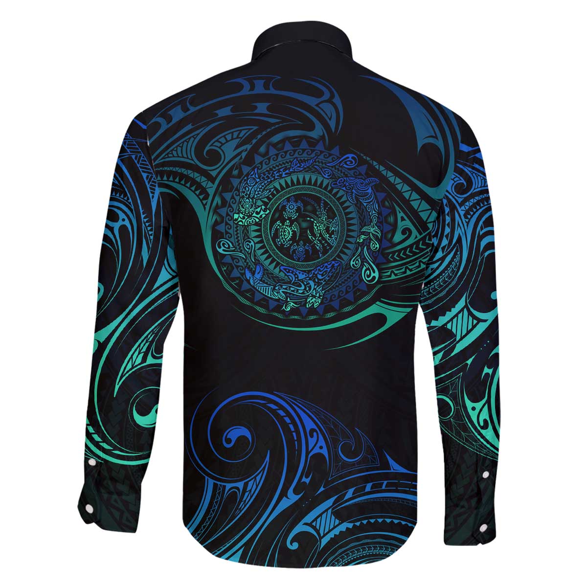 Sea Animal Polynesia Family Matching Puletasi and Hawaiian Shirt Polynesian Pattern DT02 - Polynesian Pride