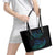 Sea Animal Polynesia Leather Tote Bag Polynesian Pattern