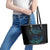 Sea Animal Polynesia Leather Tote Bag Polynesian Pattern