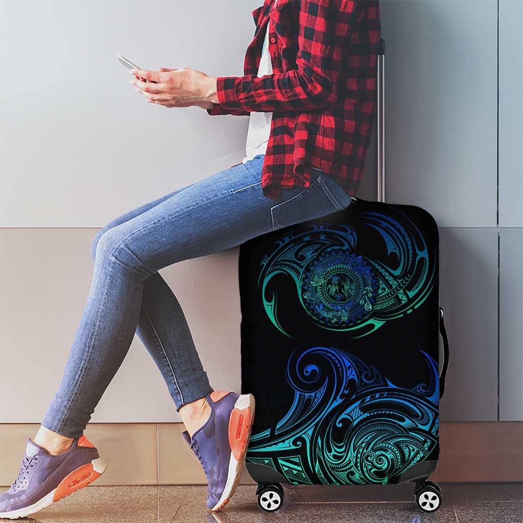 Sea Animal Polynesia Luggage Cover Polynesian Pattern DT02 - Polynesian Pride