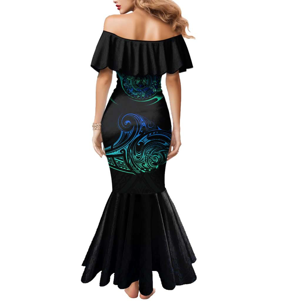 Sea Animal Polynesia Mermaid Dress Polynesian Pattern DT02 - Polynesian Pride