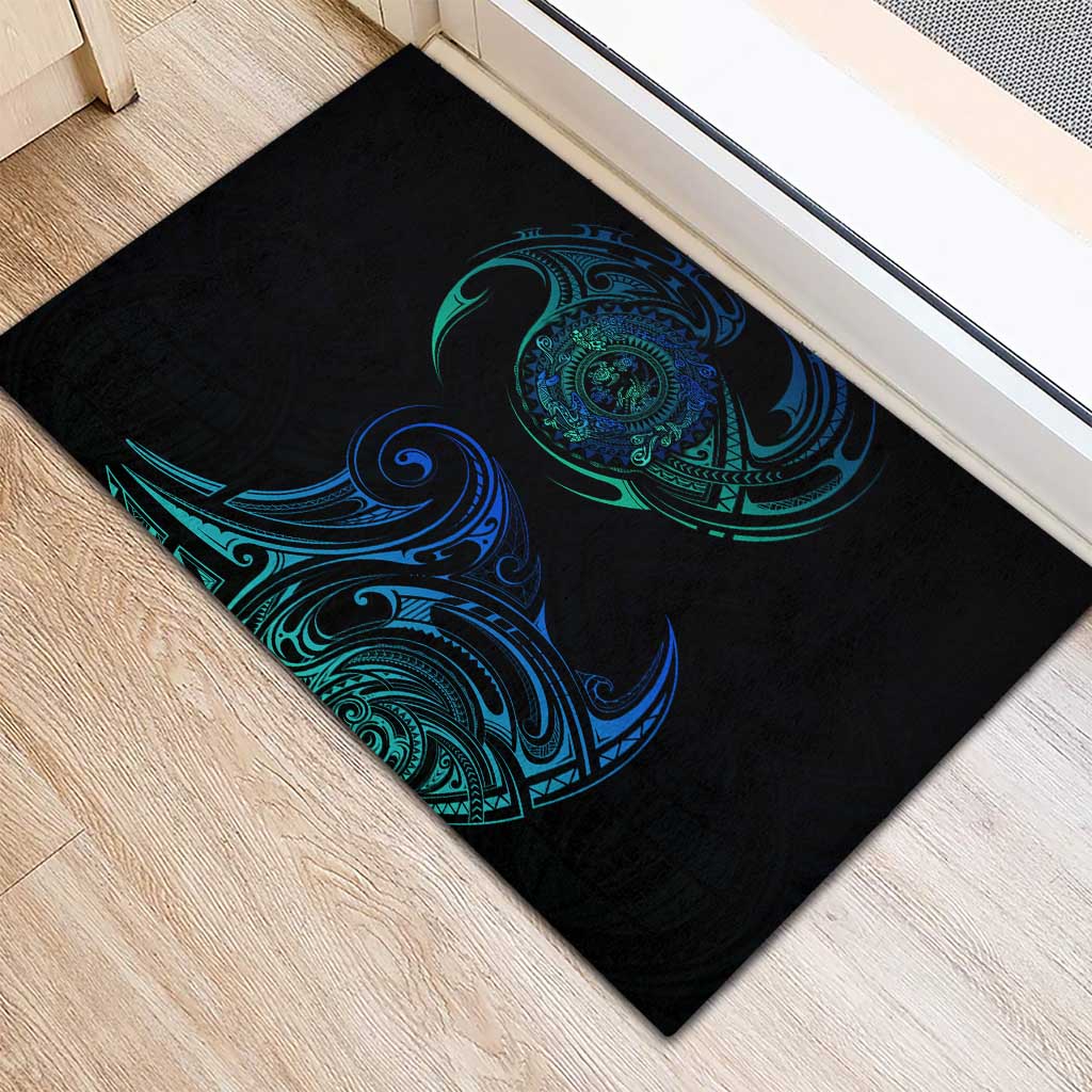 Sea Animal Polynesia Rubber Doormat Polynesian Pattern DT02 - Polynesian Pride