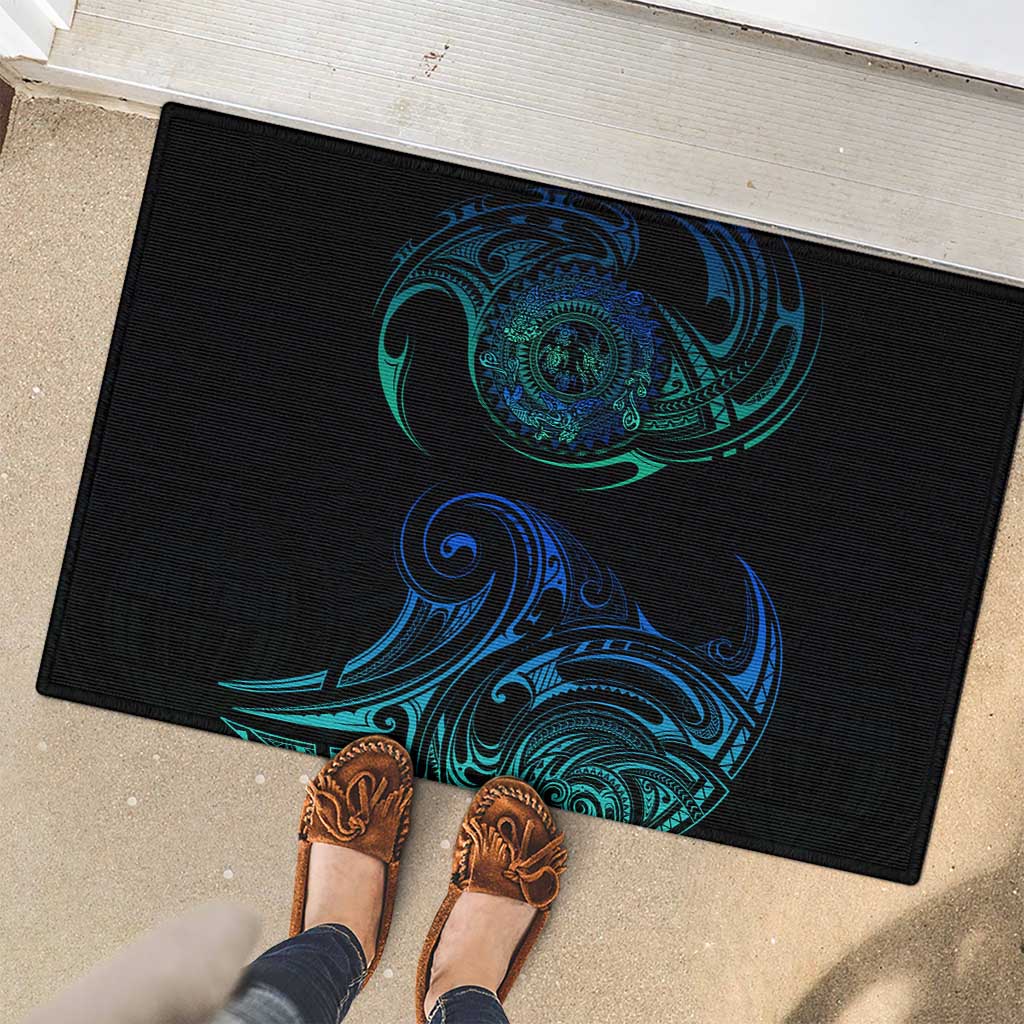 Sea Animal Polynesia Rubber Doormat Polynesian Pattern DT02 - Polynesian Pride