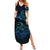 Sea Animal Polynesia Summer Maxi Dress Polynesian Pattern