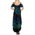 Sea Animal Polynesia Summer Maxi Dress Polynesian Pattern