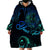 Sea Animal Polynesia Wearable Blanket Hoodie Polynesian Pattern