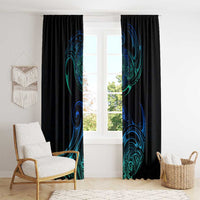 Sea Animal Polynesia Window Curtain Polynesian Pattern