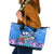 Aloha Hawaii Leather Tote Bag Dolphins and Fish Hook Hibiscus