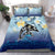 Mother And Baby Dolphins Bedding Set Hawaii Hibiscus