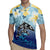 Mother And Baby Dolphins Rugby Jersey Hawaii Hibiscus