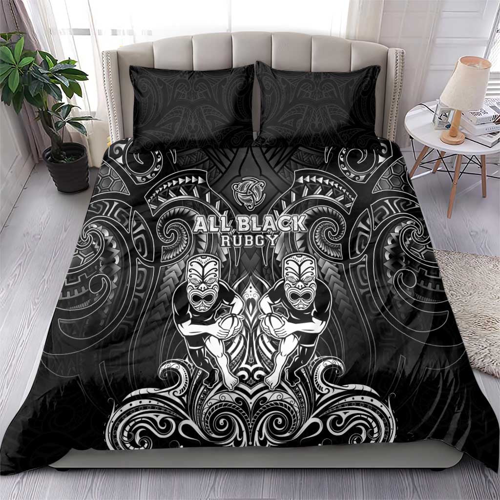 All Black Bedding Set New Zealand Rugby Mascot Maori