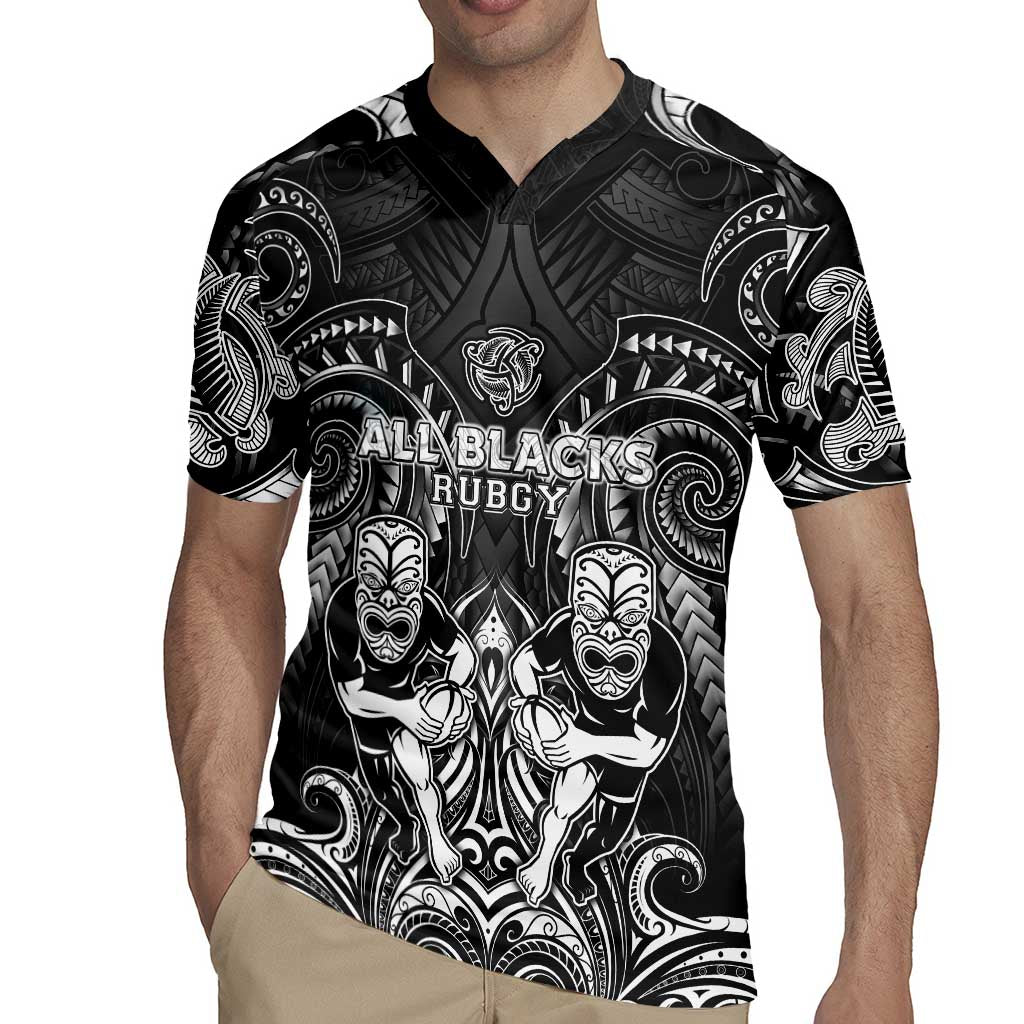 Personalized All Black Rugby Jersey New Zealand Rugby Mascot Maori