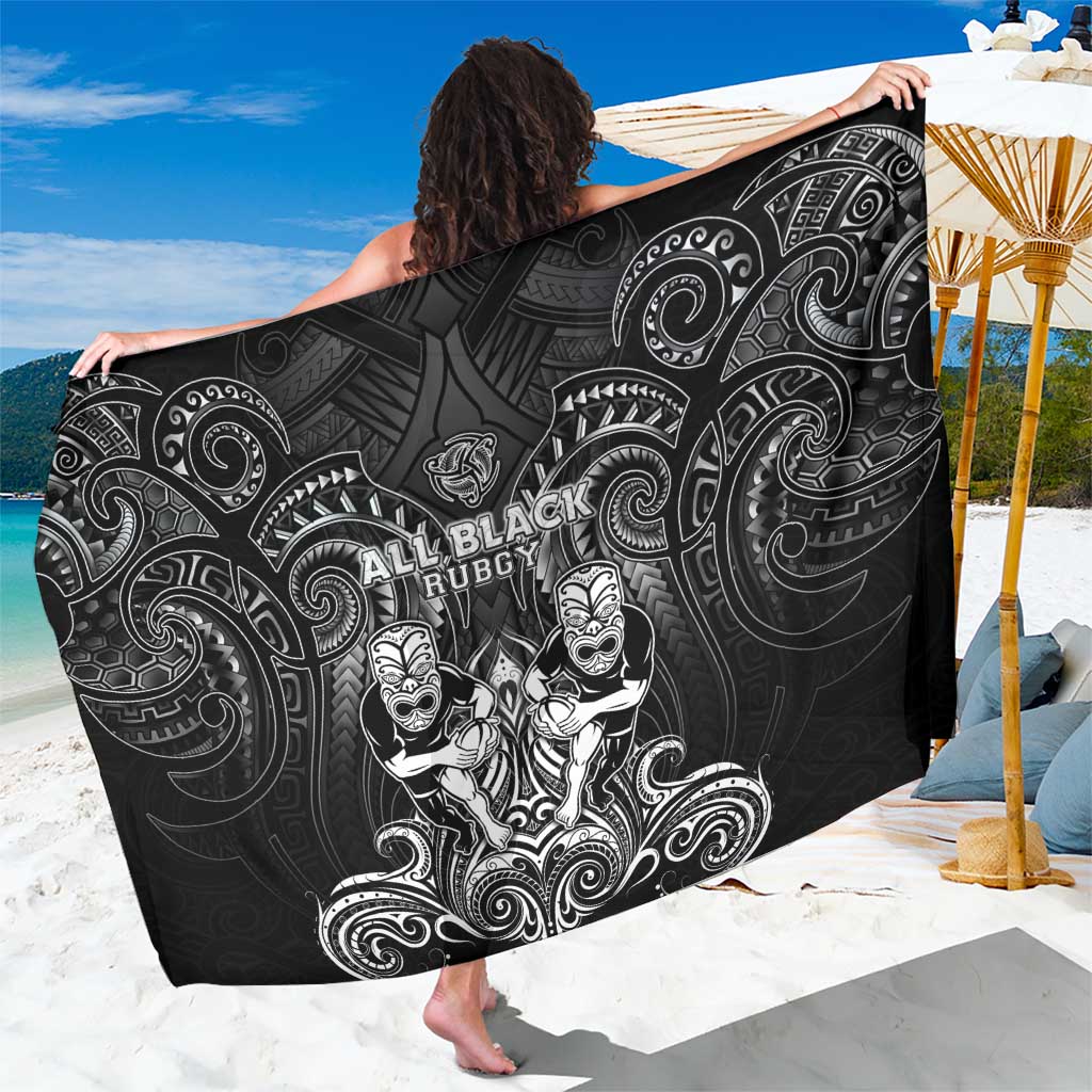 All Black Sarong New Zealand Rugby Mascot Maori