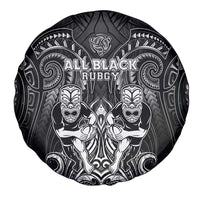 All Black Spare Tire Cover New Zealand Rugby Mascot Maori