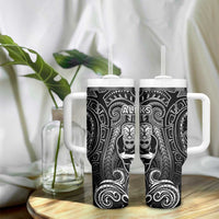 All Black Tumbler With Handle New Zealand Rugby Mascot Maori