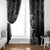 All Black Window Curtain New Zealand Rugby Mascot Maori